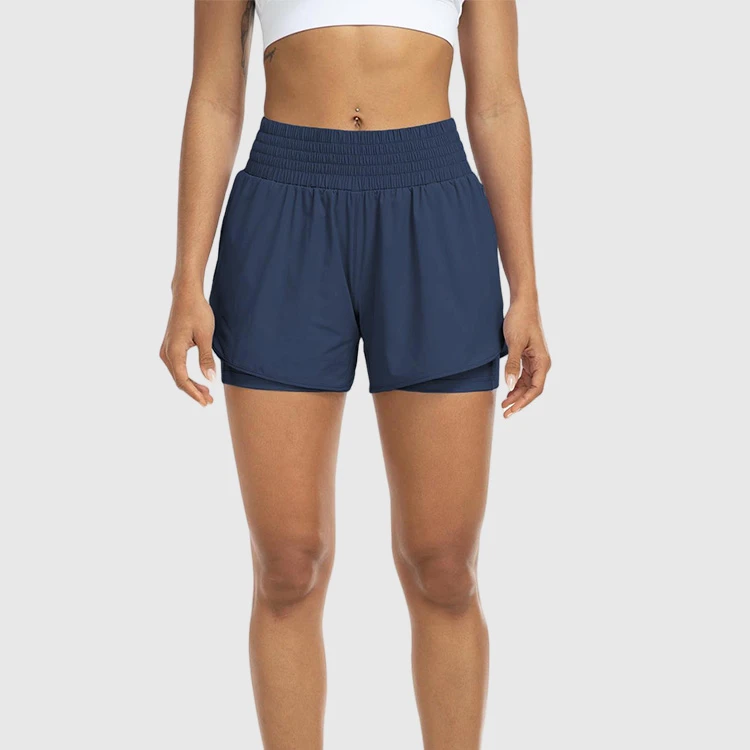 Shorts de treino de cintura alta